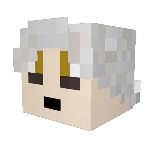 lbmc83 Minecraft avatar head, 3D render