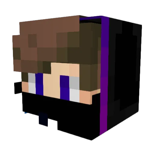 lbrewer28 Minecraft avatar head, 3D render