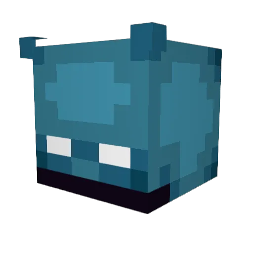 lbrux Minecraft avatar head, 3D render