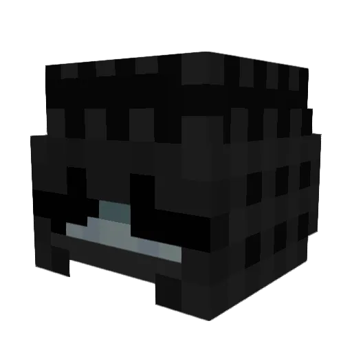 lcae Minecraft avatar head, 3D render