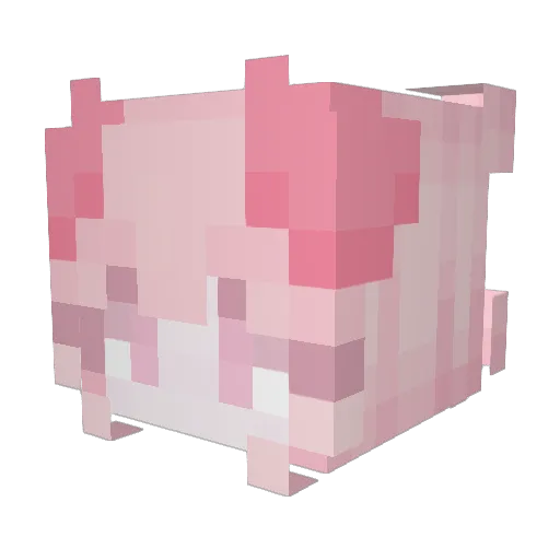 lcandyl Minecraft avatar head, 3D render