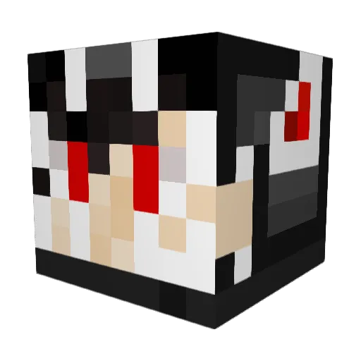 lcanto54 Minecraft avatar head, 3D render