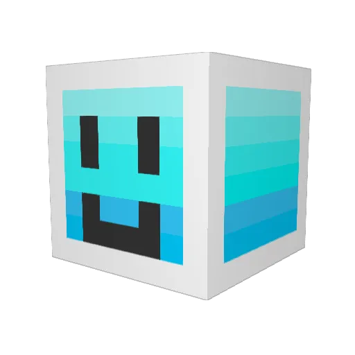 lcd7 Minecraft avatar head, 3D render