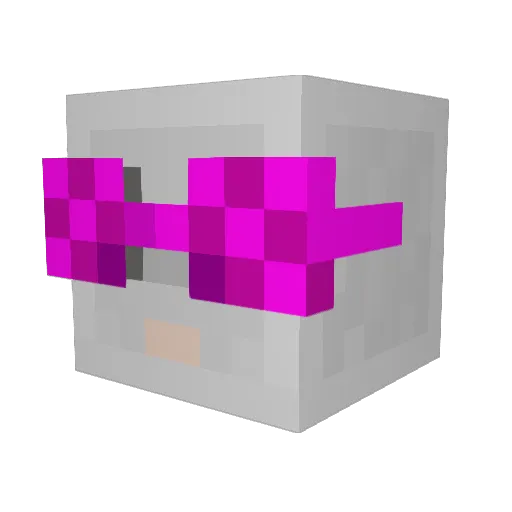 lcdmagazine Minecraft avatar head, 3D render