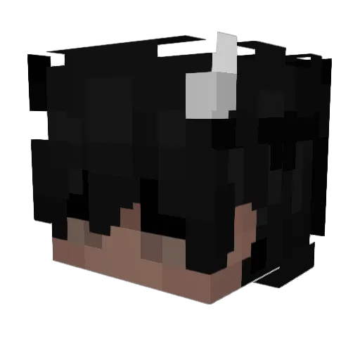 lcdxz_ Minecraft avatar head, 3D render