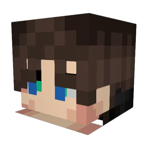 lceeyyy Minecraft avatar head, 3D render