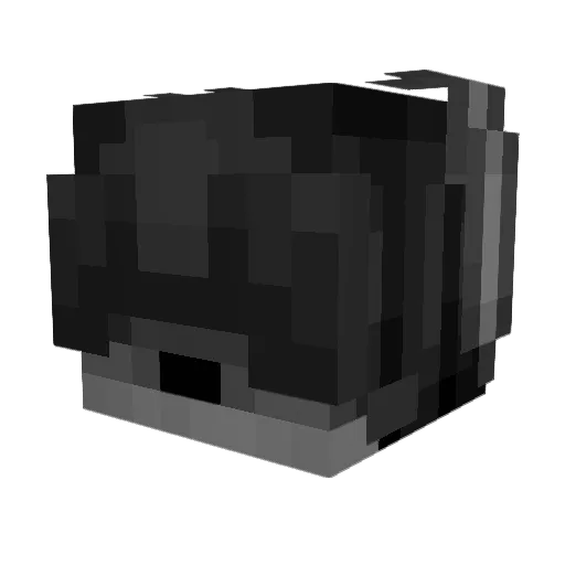 lcefox2 Minecraft avatar head, 3D render