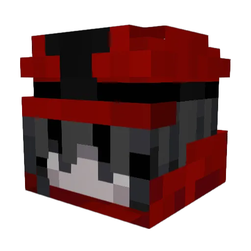lceu_ Minecraft avatar head, 3D render