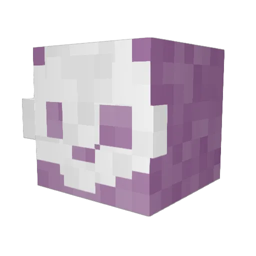 lceypooh Minecraft avatar head, 3D render