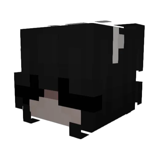 lcobaine Minecraft avatar head, 3D render