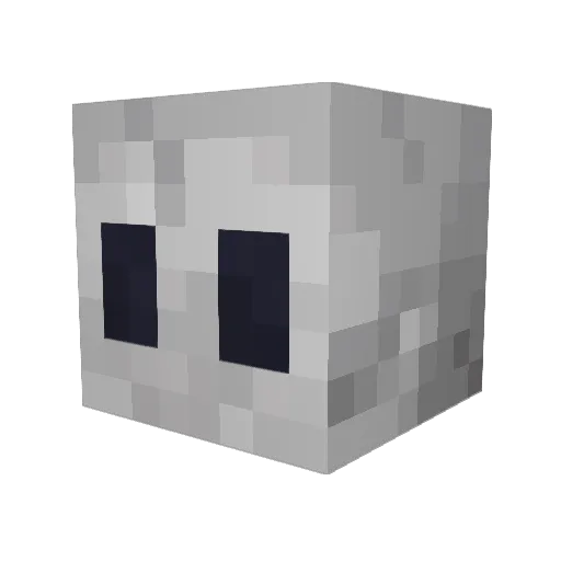 lcpez Minecraft avatar head, 3D render