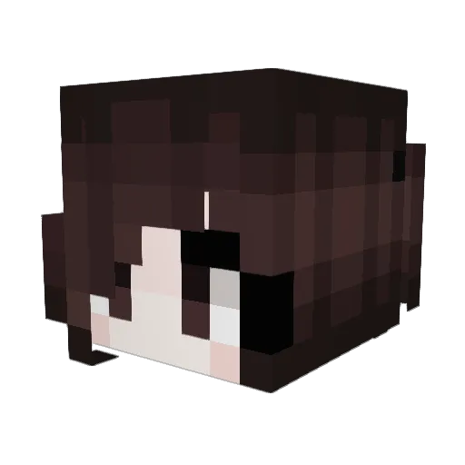 lcpv Minecraft avatar head, 3D render