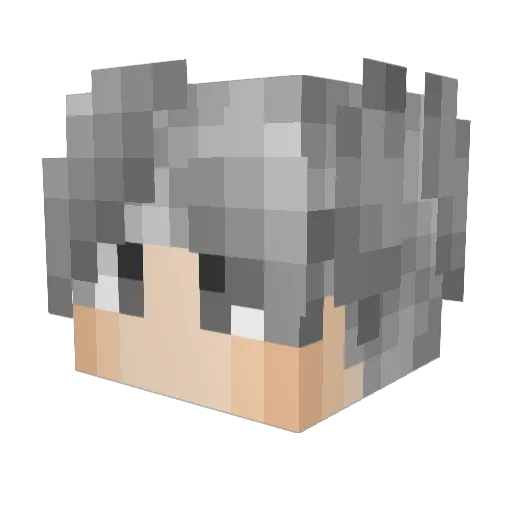 lcs0914 Minecraft avatar head, 3D render