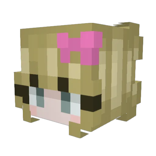 lczek33 Minecraft avatar head, 3D render