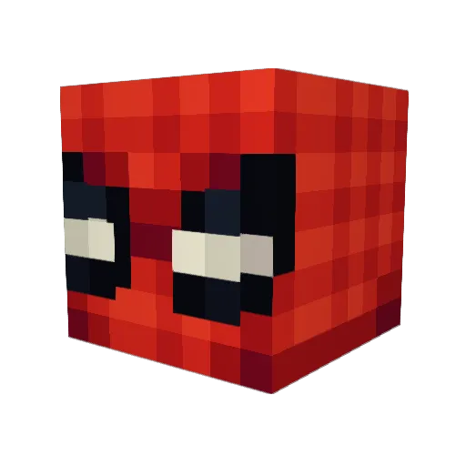 lczinnbzz Minecraft avatar head, 3D render