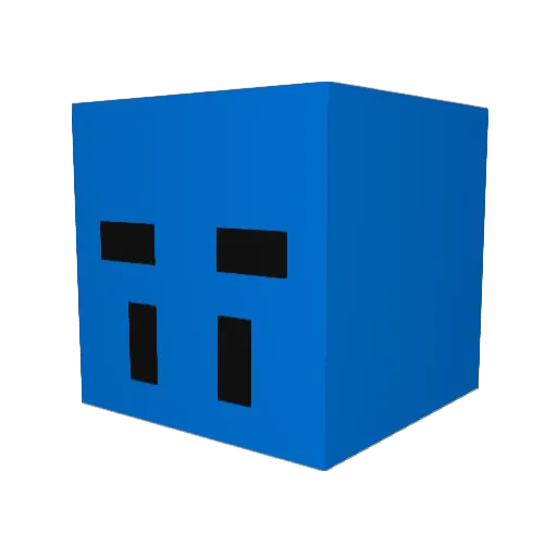 ldbl0915 Minecraft avatar head, 3D render