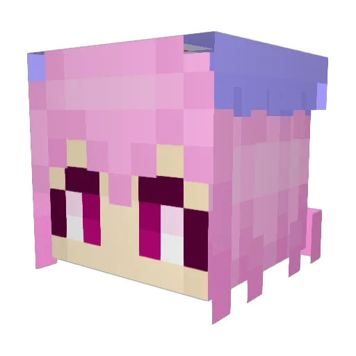 lddove Minecraft avatar head, 3D render