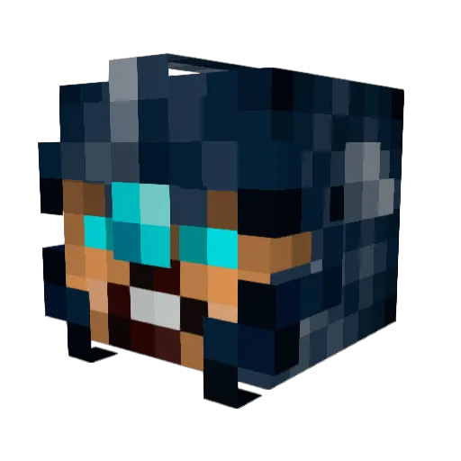 ldeluchardo Minecraft avatar head, 3D render