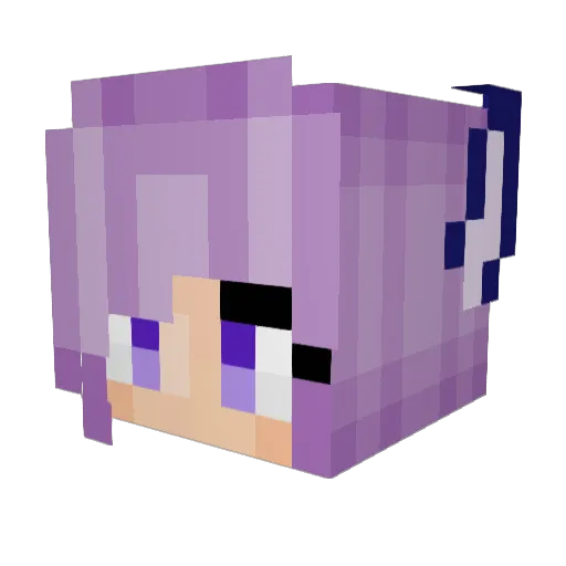 ldshowdowhaydee Minecraft avatar head, 3D render