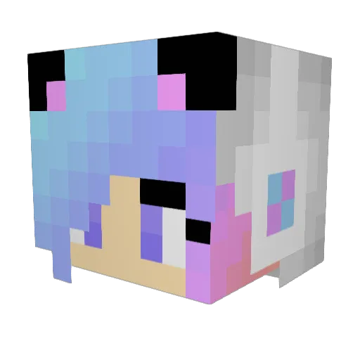 ldtbutcher Minecraft avatar head, 3D render