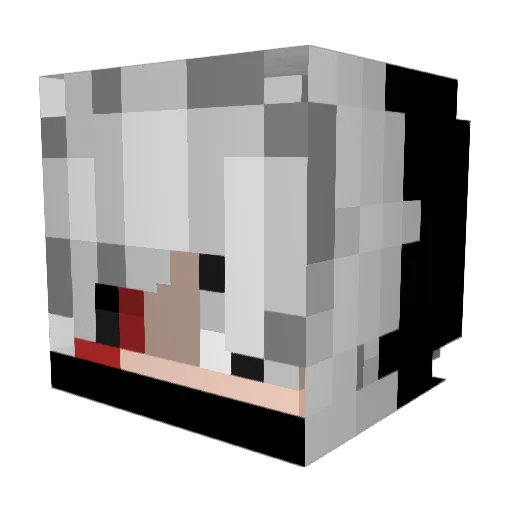 leAvenger_ Minecraft avatar head, 3D render