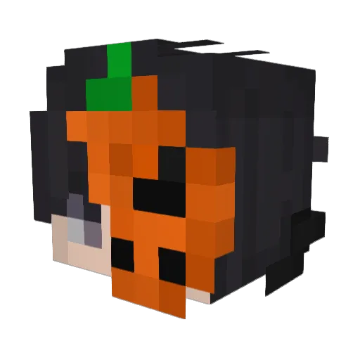 leBeasty Minecraft avatar head, 3D render