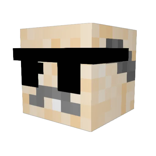 leCasta98 Minecraft avatar head, 3D render