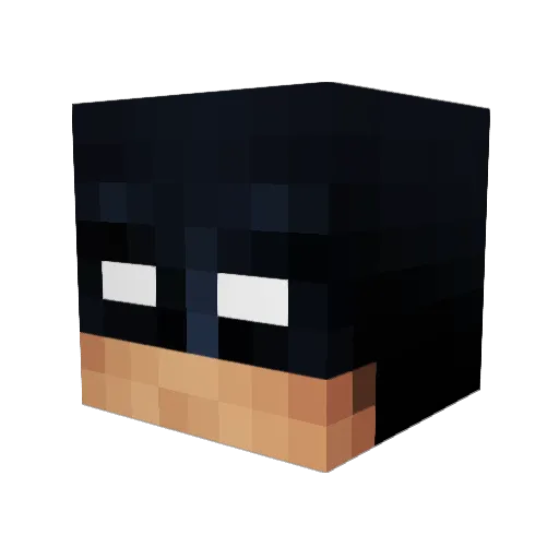 leClientFNA Minecraft avatar head, 3D render