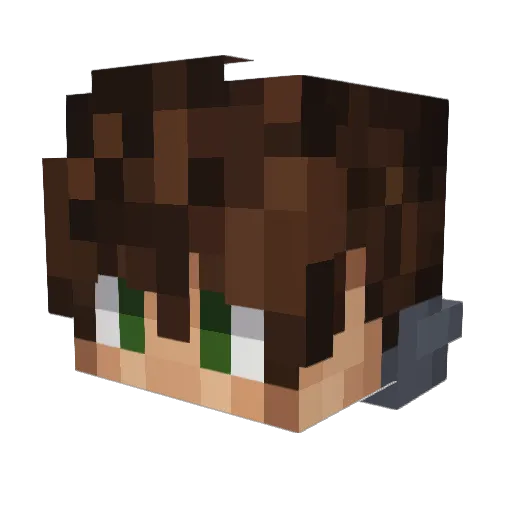 leJaimy Minecraft avatar head, 3D render