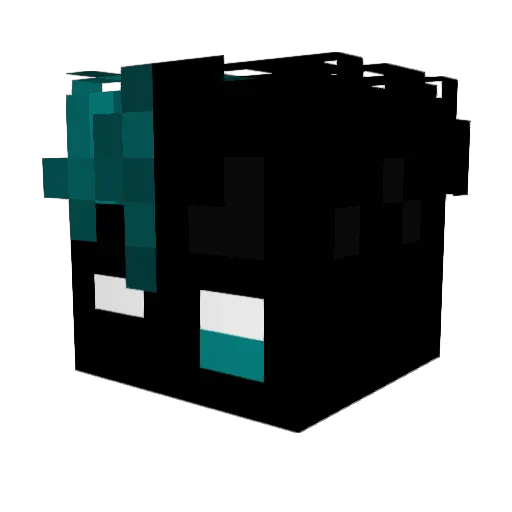 leSegii Minecraft avatar head, 3D render