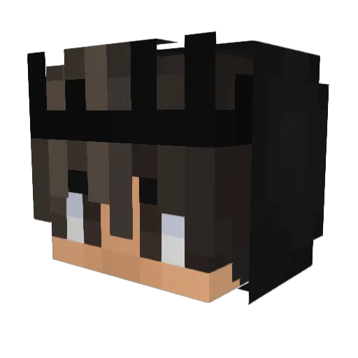 leSylexx Minecraft avatar head, 3D render
