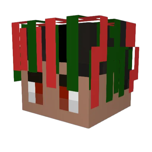 leTommyN Minecraft avatar head, 3D render