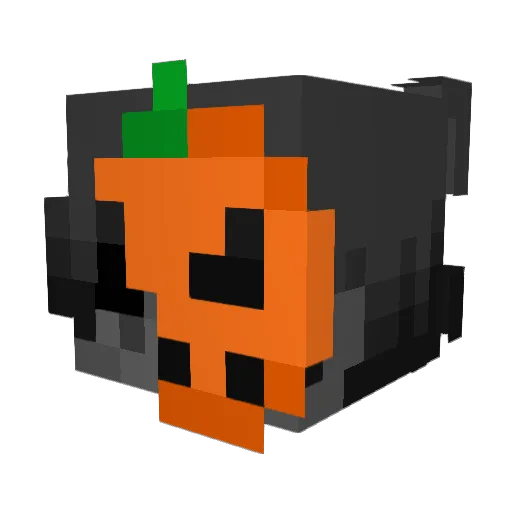 le_030 Minecraft avatar head, 3D render