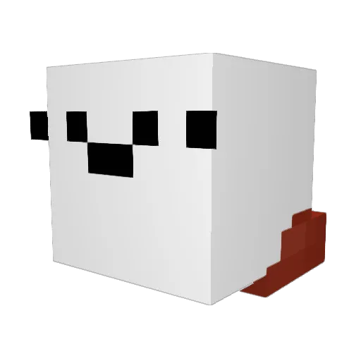 le_123456 Minecraft avatar head, 3D render