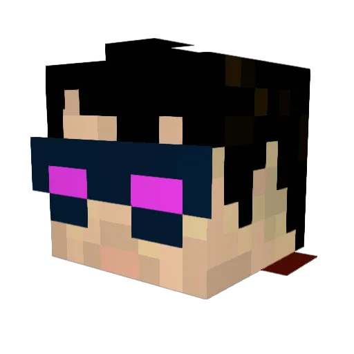 le_Chronic Minecraft avatar head, 3D render