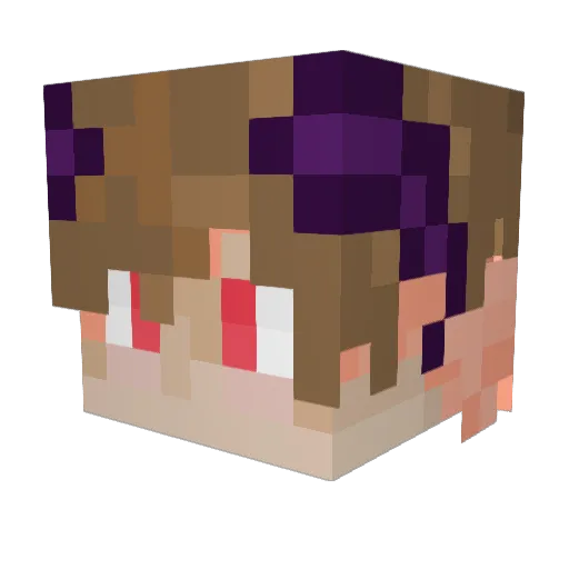 le_arrukin Minecraft avatar head, 3D render
