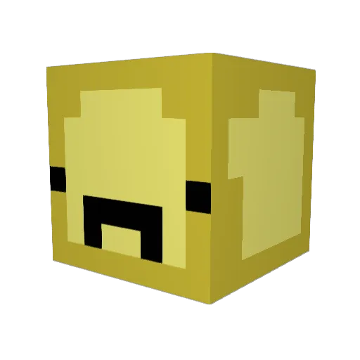 le_boom_ Minecraft avatar head, 3D render