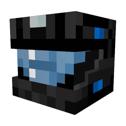 le_moist_cow Minecraft avatar head, 3D render