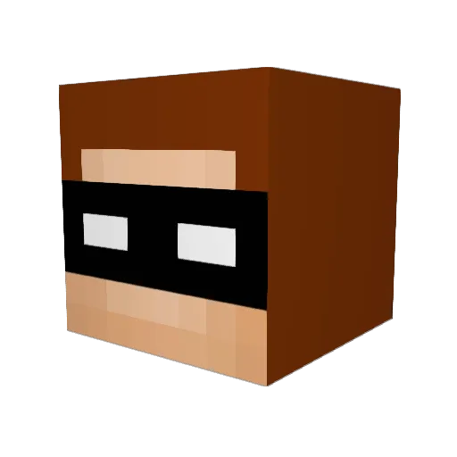 le_monkeyboy Minecraft avatar head, 3D render
