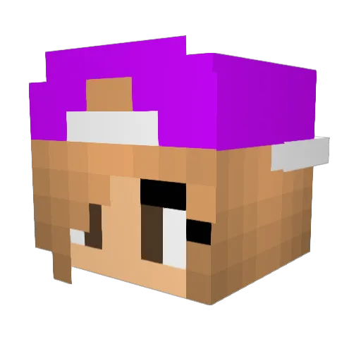 lea123321 Minecraft avatar head, 3D render