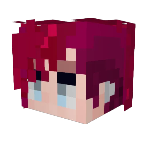 lea_mccoy Minecraft avatar head, 3D render