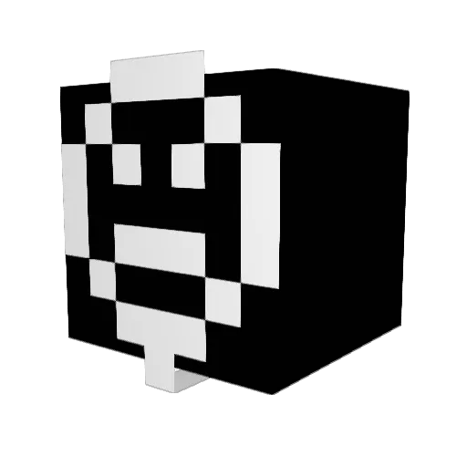 leacxy Minecraft avatar head, 3D render