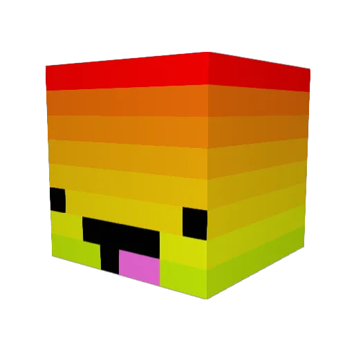 leader1789 Minecraft avatar head, 3D render