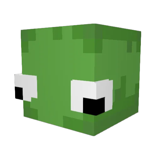 leader4war Minecraft avatar head, 3D render