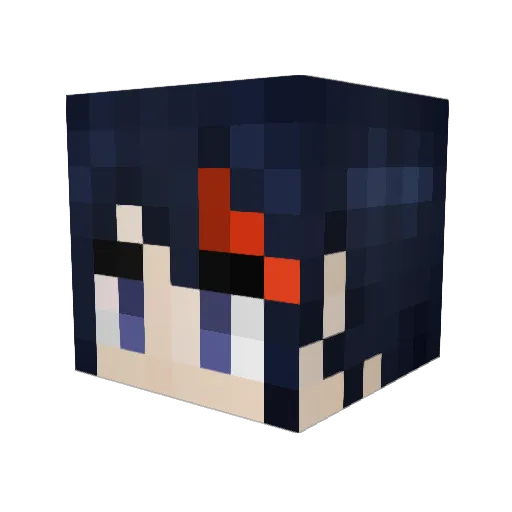 leader_420 Minecraft avatar head, 3D render