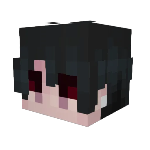 leaf1314 Minecraft avatar head, 3D render