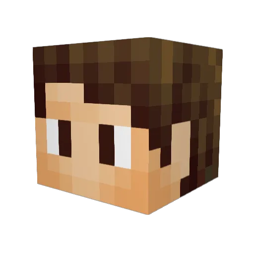 leaferickson Minecraft avatar head, 3D render