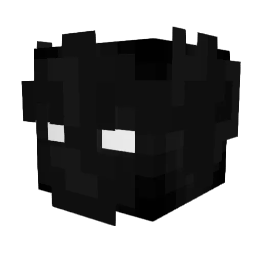 leaferrassj Minecraft avatar head, 3D render