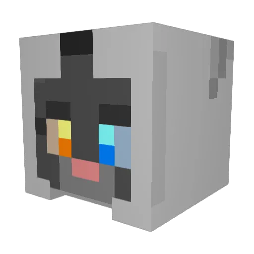 leafileaf Minecraft avatar head, 3D render