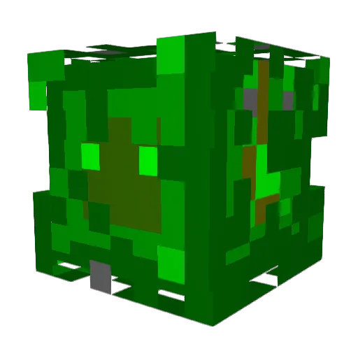 leaflord Minecraft avatar head, 3D render